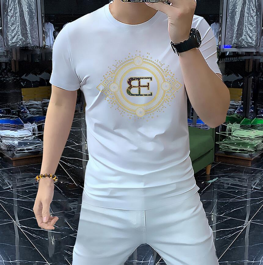 

2023 T SHIRT Mens Designer Tshirts European style ice silk short sleeve Men T-shirts Classical High Quality Hip Hop Streetwear Tshirt Casual Top Tees, W1