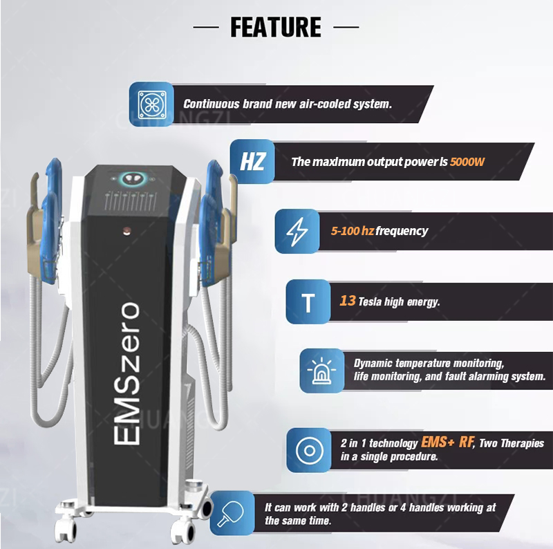 

Popular Body Shaping Beauty Machine Ems Neo Sculpt 4 Handles With Rf Electromagnetic Sculpt Muscle Building Training Fat Removal