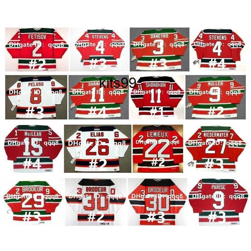 

CUSTOM Jay Vintage CCM Hockey Jersey KEN DANEYKO SCOTT STEVENS DEVILS SCOTT NIEDERMAYER MARTIN BRODEUR PATRIK ELIAS CLAUDE LEMIEUX VIACHESLA