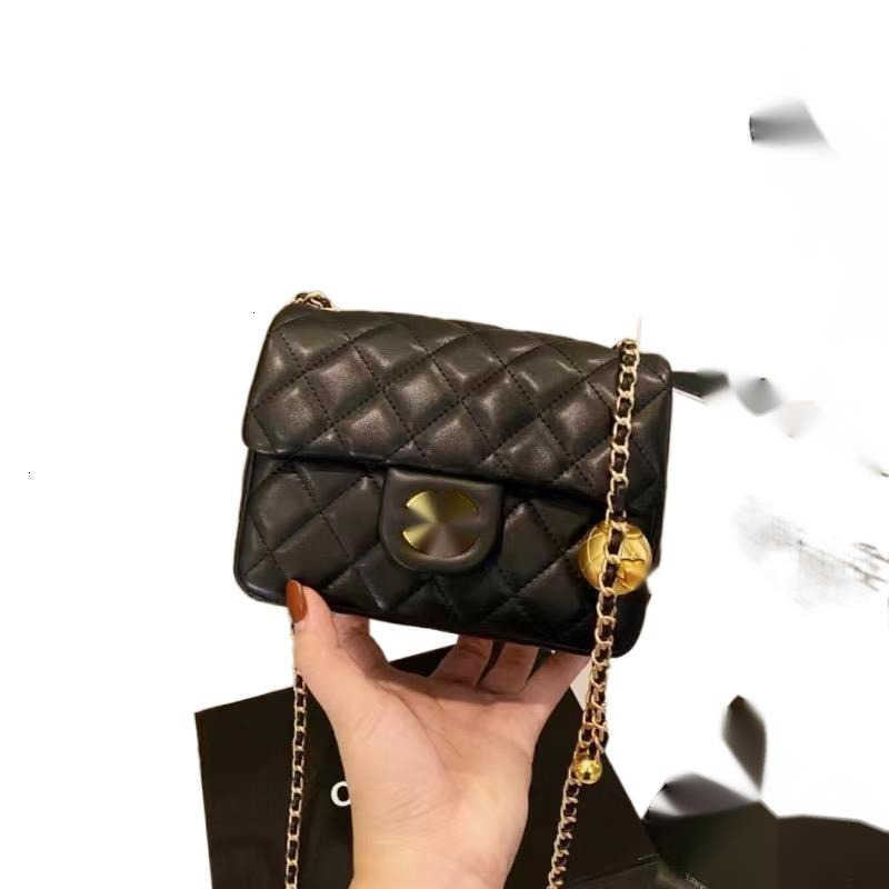 

Evening Bags High Quality Brand design Letter Quilted CC chain short wallet lambskin women's le boy pocket Leather zipper card pack coin Pur FUVV, As show