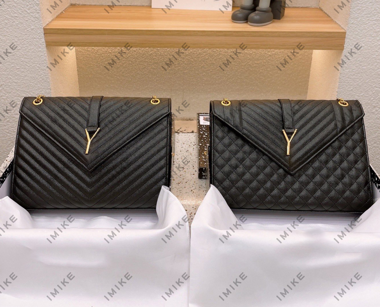 

designer Bag Crossbody Bag Classic Flap Shoulder Bag Leather Fashion Mobile Phone Bag Gold Chain Shoulder Bag Women Handbag Wallet, Black -1