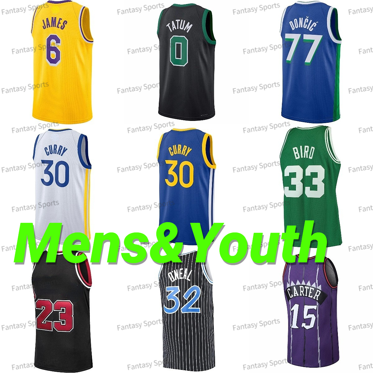 

2023 Stephen 30 Curry Basketball Jersey Giannis Booker Allen Iverson Larry Bird Doncic 12 Ja Morant 24 23 8 6 Men Youth Kids Shirts Jerseys Stitched, Colour 8