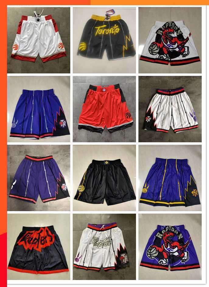 

Toronto''Raptors''Shorts mens Throwback Basketball Shorts pocket Basketball Jersey 15 Vince''Carter Tracy 1 McGrady, Color