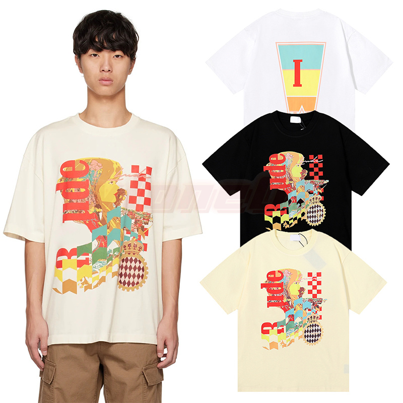 

Mens Designer Short Sleeve T Shirt High Street Men Womens Printing Tees Couples Streetwear Clothing Size -XL, No.30