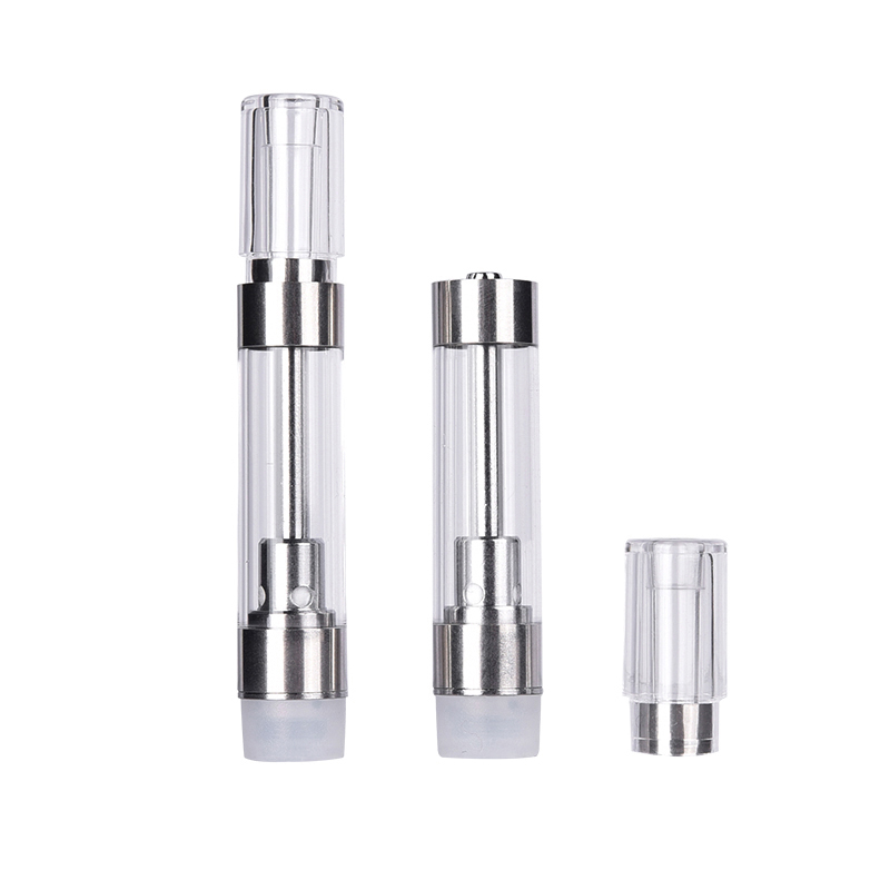 USA Stock Press M6T Vape Tank Disposable Atomizer 0.8ml 510 Thread Cartridge Ceramic Coil 1.6mm Oil Holes Thick Oil Vaporizer fit M3 Battery-image-751169603