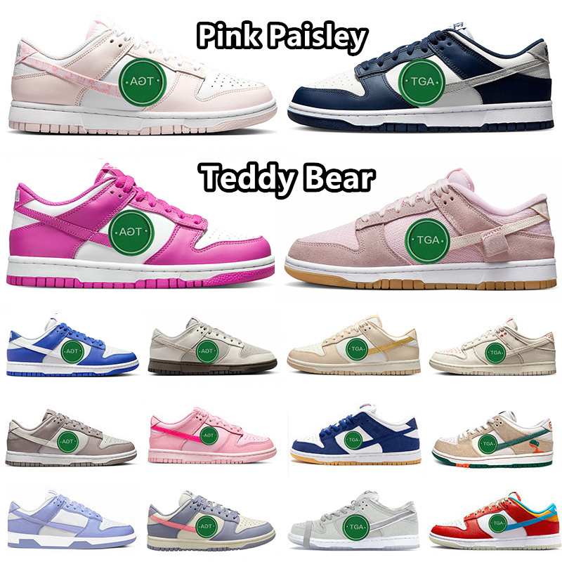 

Designer Shoes Teddy Bear Ironstone Triple Pink Paisley Midnight Navy Active Fuchsia LA Dodgers Fruity Pebbles Jarritos Moon Fossil Lilac Sneakers for Men Women, Item#18