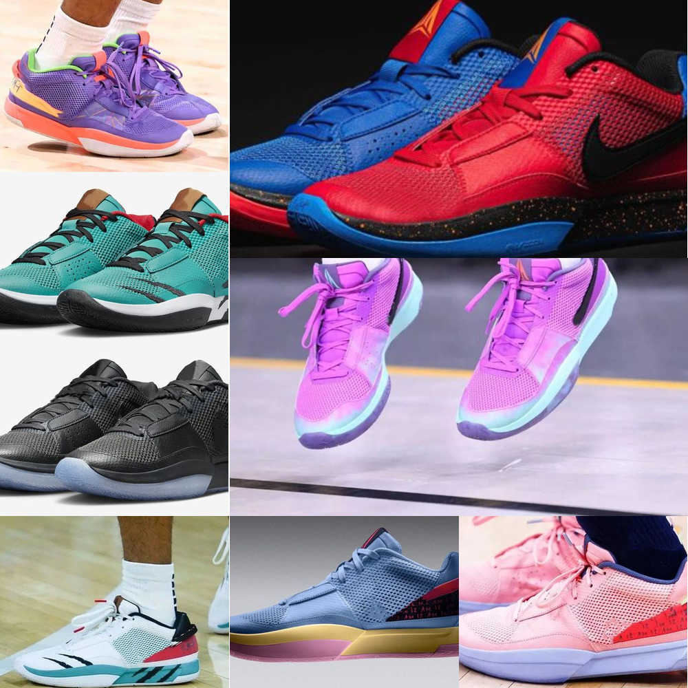 

Kids Ja Morant 1 Scratch White Basketball Shoes for Sale Grade School Men Women Midnight Sneakers with Box Us4-us12 2023