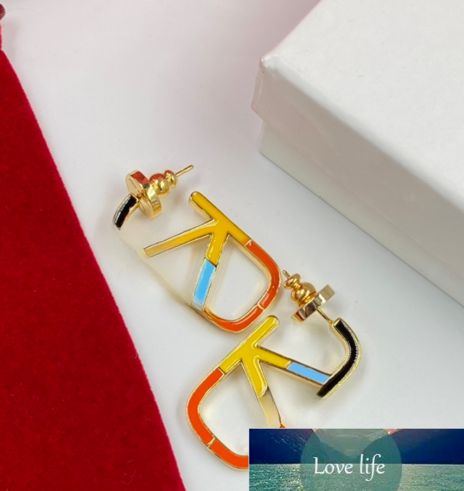 

Fashion Earrings Earring Ear Studs Jewelry Womens Men Designer Letter Luxurys Golden