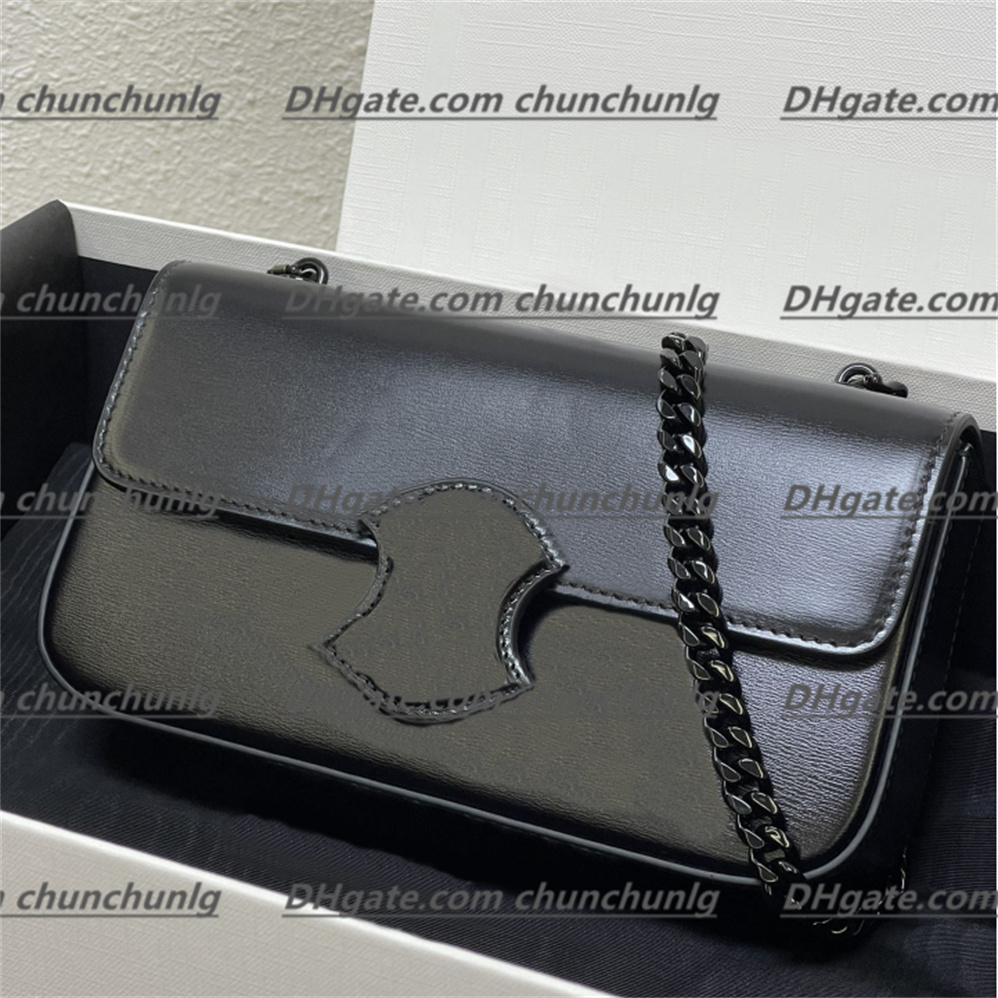 

Top Quality Designer Leather Bag Shoulder Bag Women's Men's Handbag Chain clamshell Cross body Baguette Bag Luxury Women's Fashion Shoulder Bag purses, White