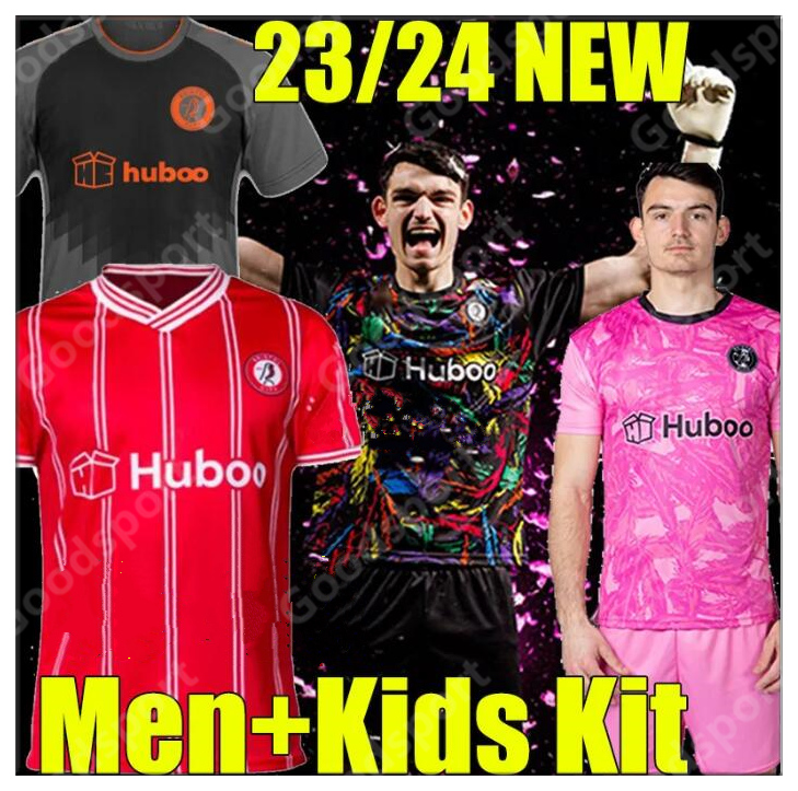 

23/24 Bristol City soccer jerseys 3rd FC PATERSON WELLS SEMENYO MARTIN WEIMANN football shirts 2023 MAWSON KALAS MASSENGO men kids Kits colorful goalkeeper, 22-23 third2