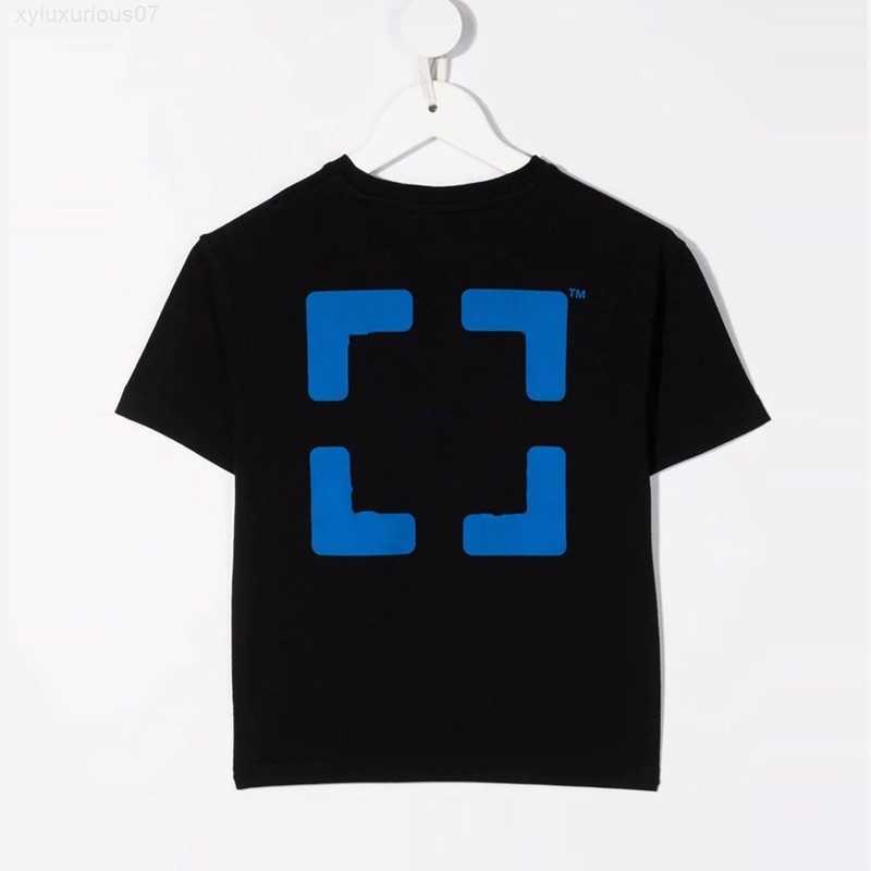 

Ofs Luxury T-shirt Kids T-shirts Offs White Boys Irregular Arrow Girls Summer Short Sleeve Tshirts Letter Printed Finger Loose Kid Toddlers Youth Tees Tops