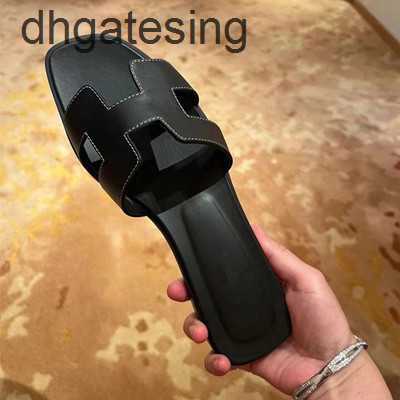 

Home Genuine Sandal Slipper Beach 2023 h Women's Outwear Shoe Leather Flat Bottom Woman Holiday Orans Casual Large Sandals Cluw