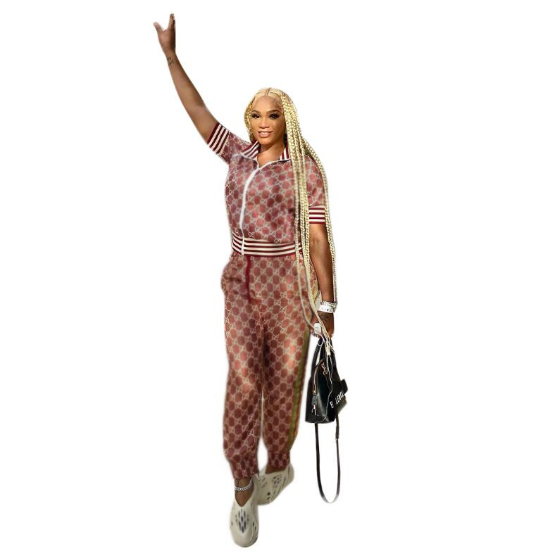 

23GGSS spring NEWS Women' Tracksuits T-shirt pants Luxury brand fashion Casual 2 Piece Set designer sports Suit J2662A, Red