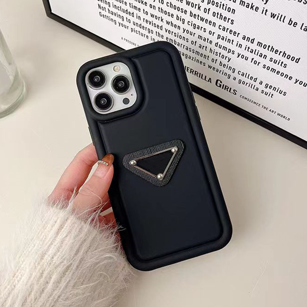 

Fashion Designer Phone Cases For iPhone 14 13 12 11 Pro Max 14Pro 14Plus Soft Silica Gel Back Shell France Style Airbag Protection Solid Color Mobile Cell Cover case, Customized(please consult me)