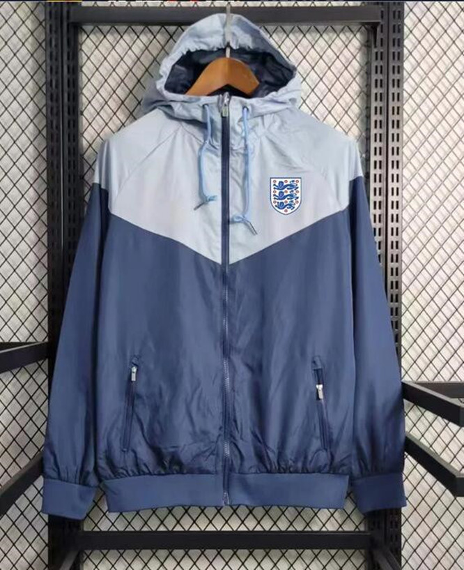 

ENGlANDS Men Long sleeve soccer full zipper Hooded jacket Windbreaker 2023 24 hoodie football jackets coat Sweate