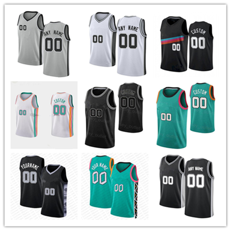 

1 Victor Wembanyama Custom Jersey Men Youth san Doug McDermott antonio Keldon Johnson spurs Devin Vassell Tre Jones Zach Collins Jeremy Sochan Basketball Jerseys, Color