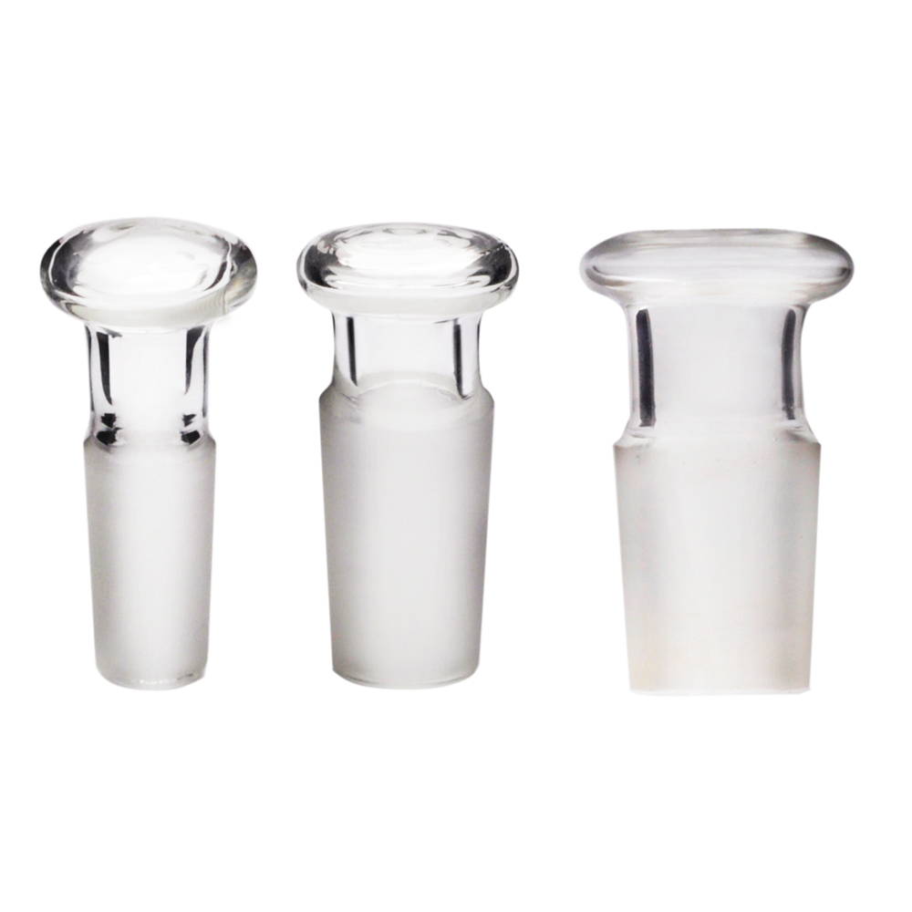 

2PCS water pipe bong 10mm 14mm 18mm male glass stopper plug Adapter dab rig accessory