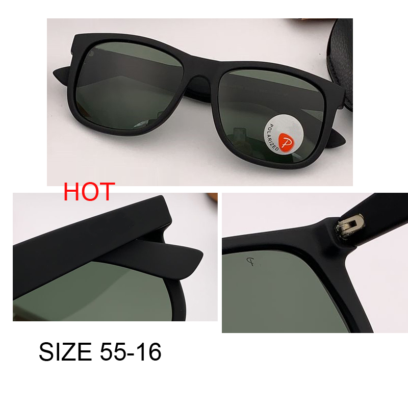 

new arrival polarized Classic Sunglass Women Vintage mirrored Sun Glasses 55mm justin Shades for men Female brand Designer UV400 gafas top quality with accessories