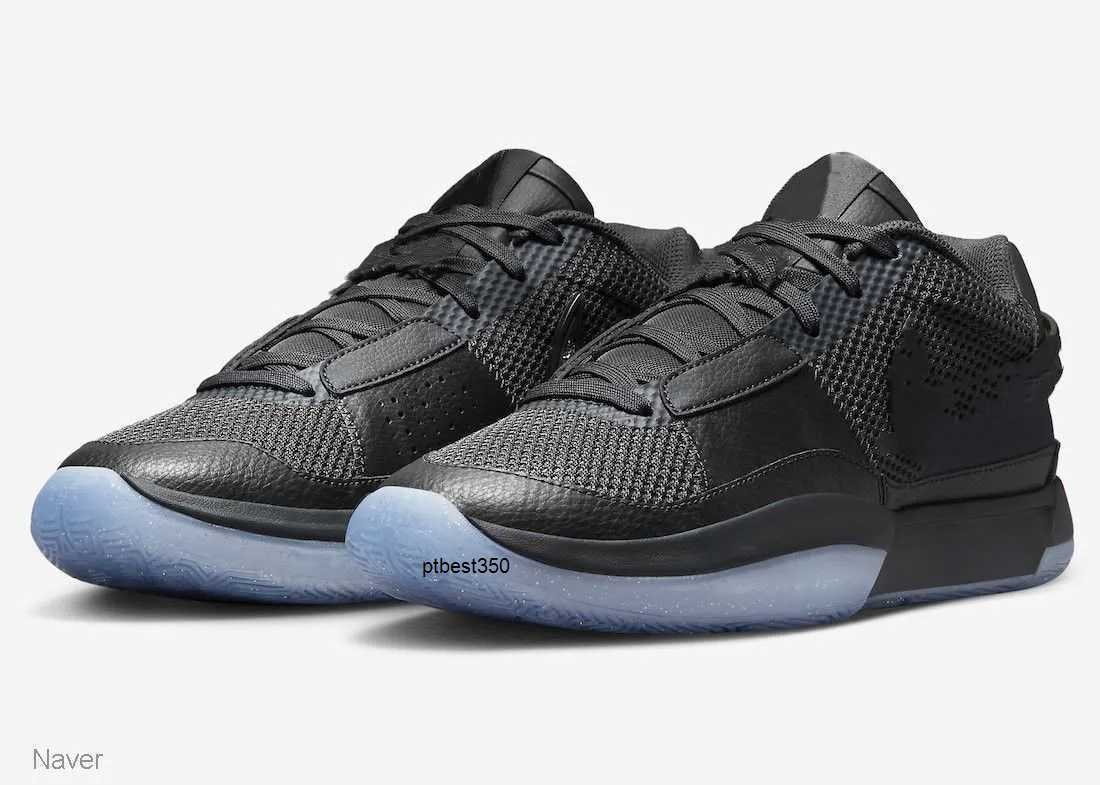 

2023 Ja 1 Midnight Men Basketball Shoes Morant Anthracite Metallic Silver Cobalt Bliss Sports Shoe Size 7-12