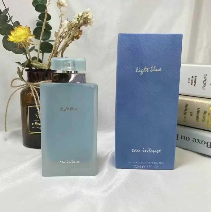 

Cologne Woman Perfume Fragrance Light Blue Intense Lady 100ml EDP Spray Parfum Designer Long Charm Fragrances Girl Gifts Wholesale
