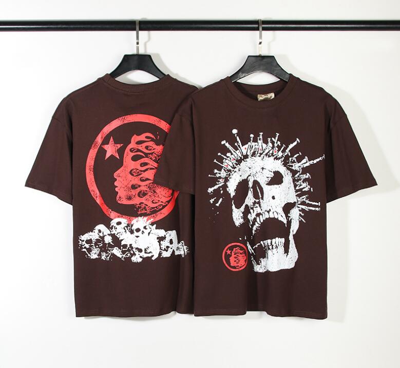 

Men's T-Shirts Hellstar Studios Globe classical designer t shirt summer short sleeve streetwear hiphop women men tracksuit tshirt tee mens clothes