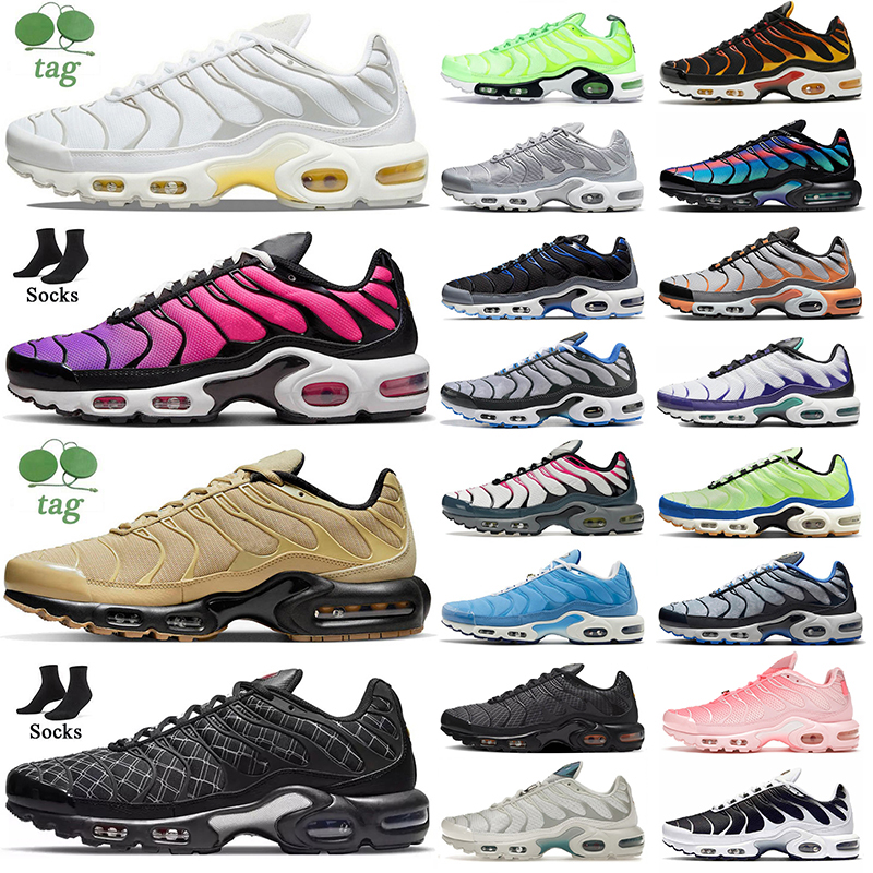 

mens jogging sports plus tn running shoes tns designer maxs terrascape atlanta unity triple black white pink france jade tnplus women runner sneakers 36-46, #.8 3d 40-46