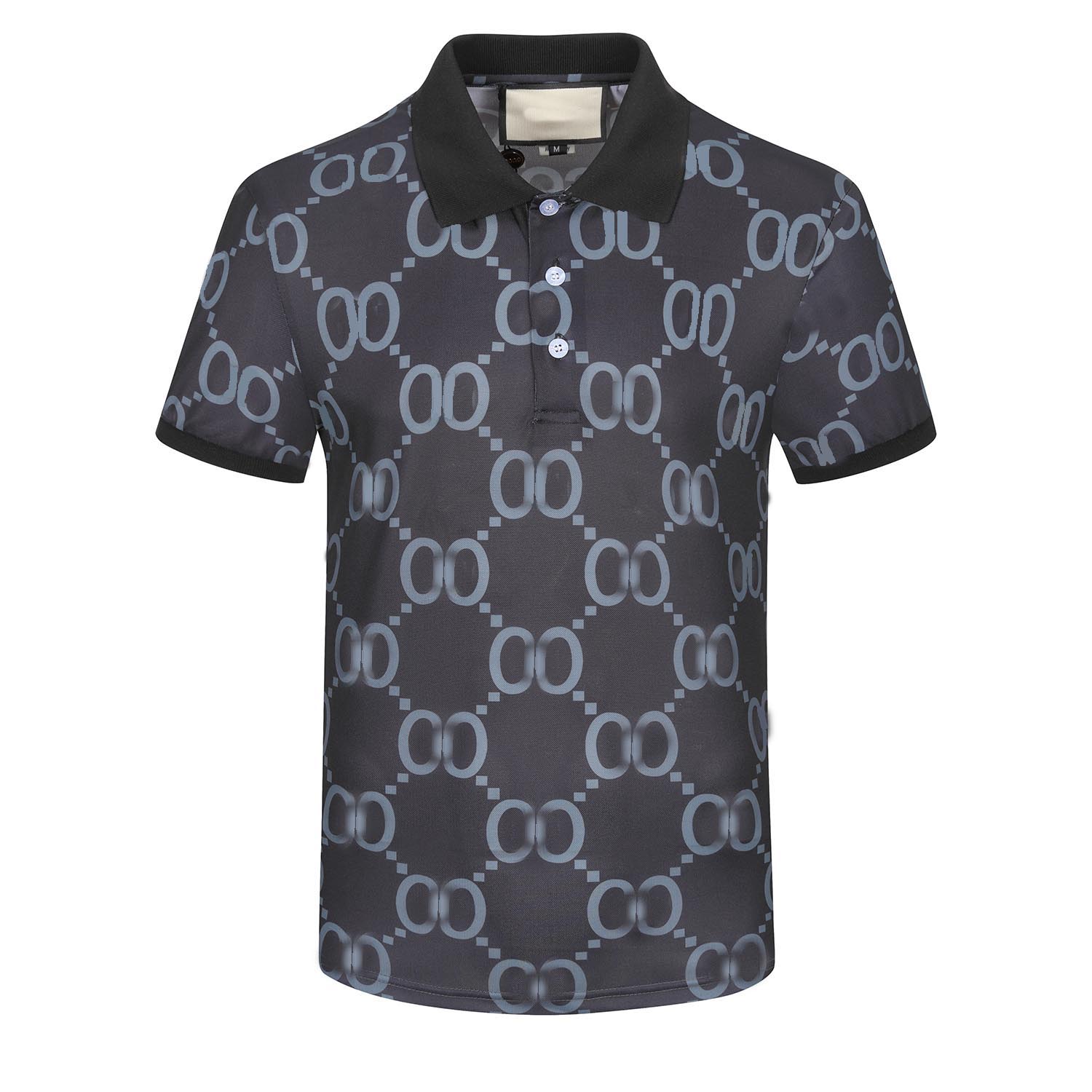 

Designer Men's Tee New cotton crease resistant breathable T-shirt lapel commercial fashion casual print high-end POLO short sleeve M-3XL