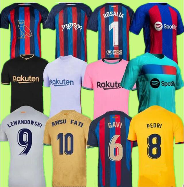 

Lewandowski Rosalia Motomami soccer jerseys Drake's OVO Sound KESSIE Raphinha PEDRI FERRAN bArcElOnAs 20 21 22 23 Camisetas de ANSU FATI 2022 2023 2024 DE JONG DEMBELE, 23/24