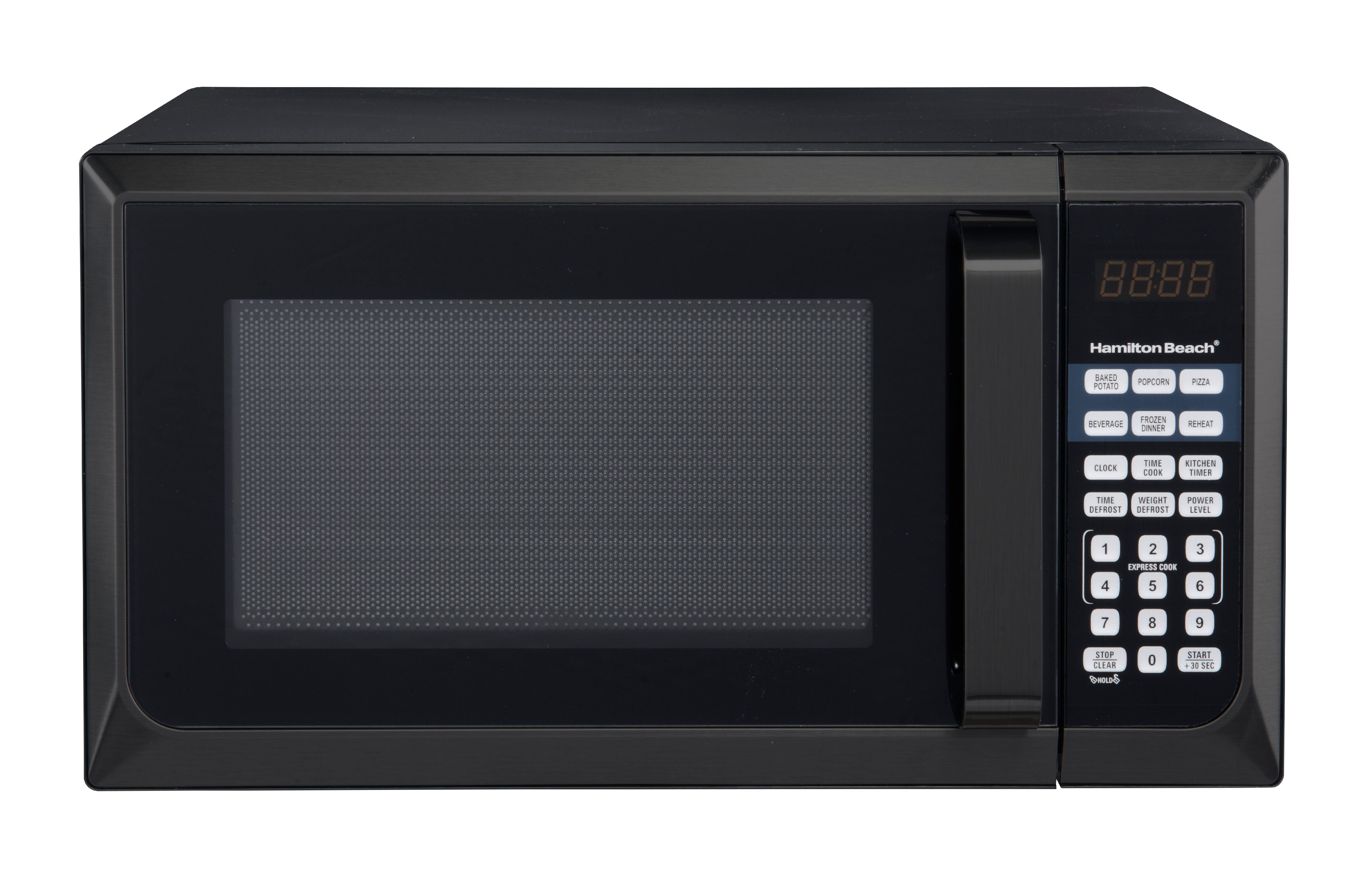 

Hamilton Beach Stainless Steel 0.9 Cu. Ft. Black Microwave Oven
