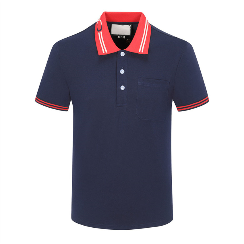 

Fashion Designer Mens POLO shirt Men short sleeve T-shirt original single Lapel shirts men's jacket sportswear jogging suit Asian sizeLarge size M-3XL