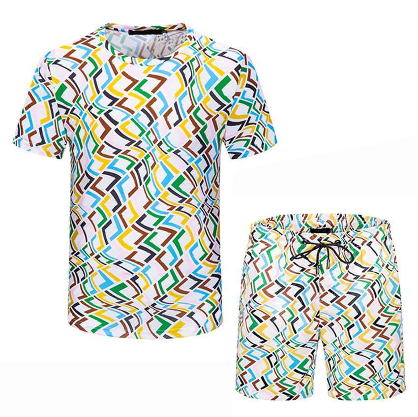 

sweatsuit mens Summer Tracksuits Hawaii Short Sleeve Blouse High Quality Printed Shirt Tops Shorts Sets Clothes designer tracksuit track suit uomo sportswear