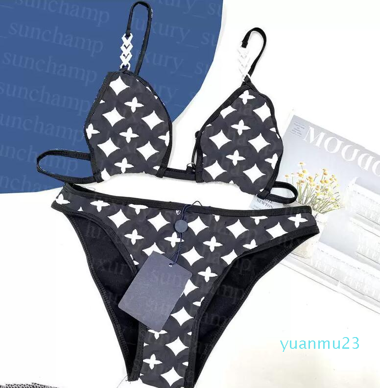 

Hot Spring Sexy Swimsuit Womens Backless Bathing Suit Designer Letter Printed Swimwear Beach Vacation Breathable Swimsuits 545454