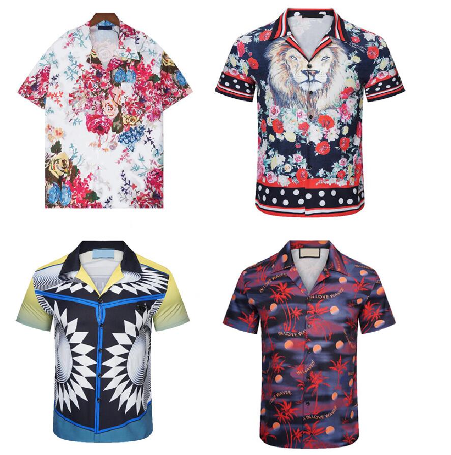 

Mens Designer Shirts Summer Short Sleeve Casual Shirts with Letters Loose Polos Beach Shirt Breathable Tshirts Tees Top Clothing -3XL Highly Quality, Multicolor