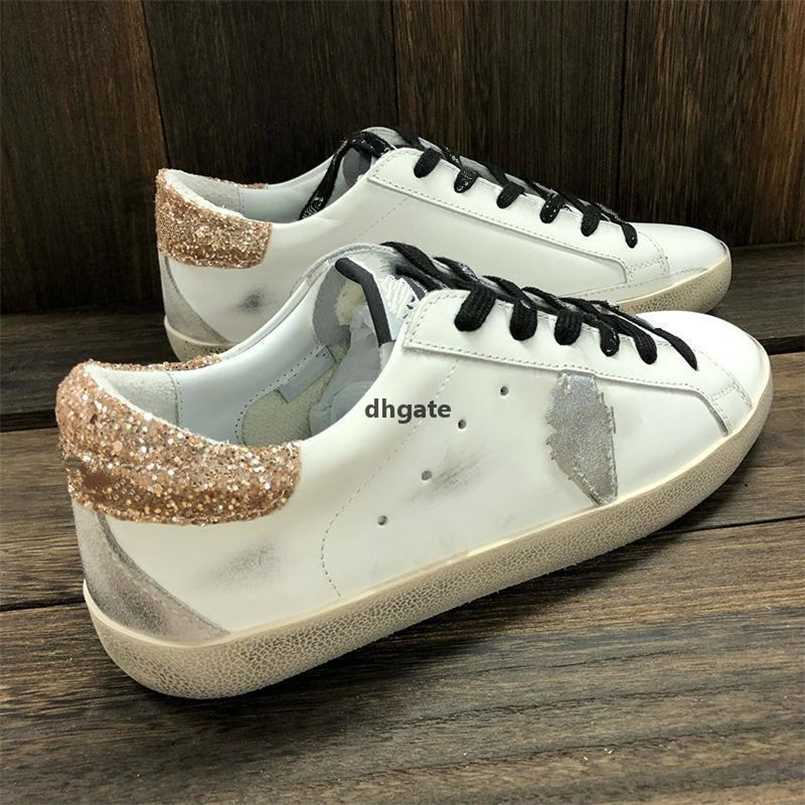 

Super Star Sneakers Women fashion Shoes Sequin Italy Classic White Do-old Dirty Designer Man Casual Shoe Sil Sneaker Goldens Gooses JFN, Star36