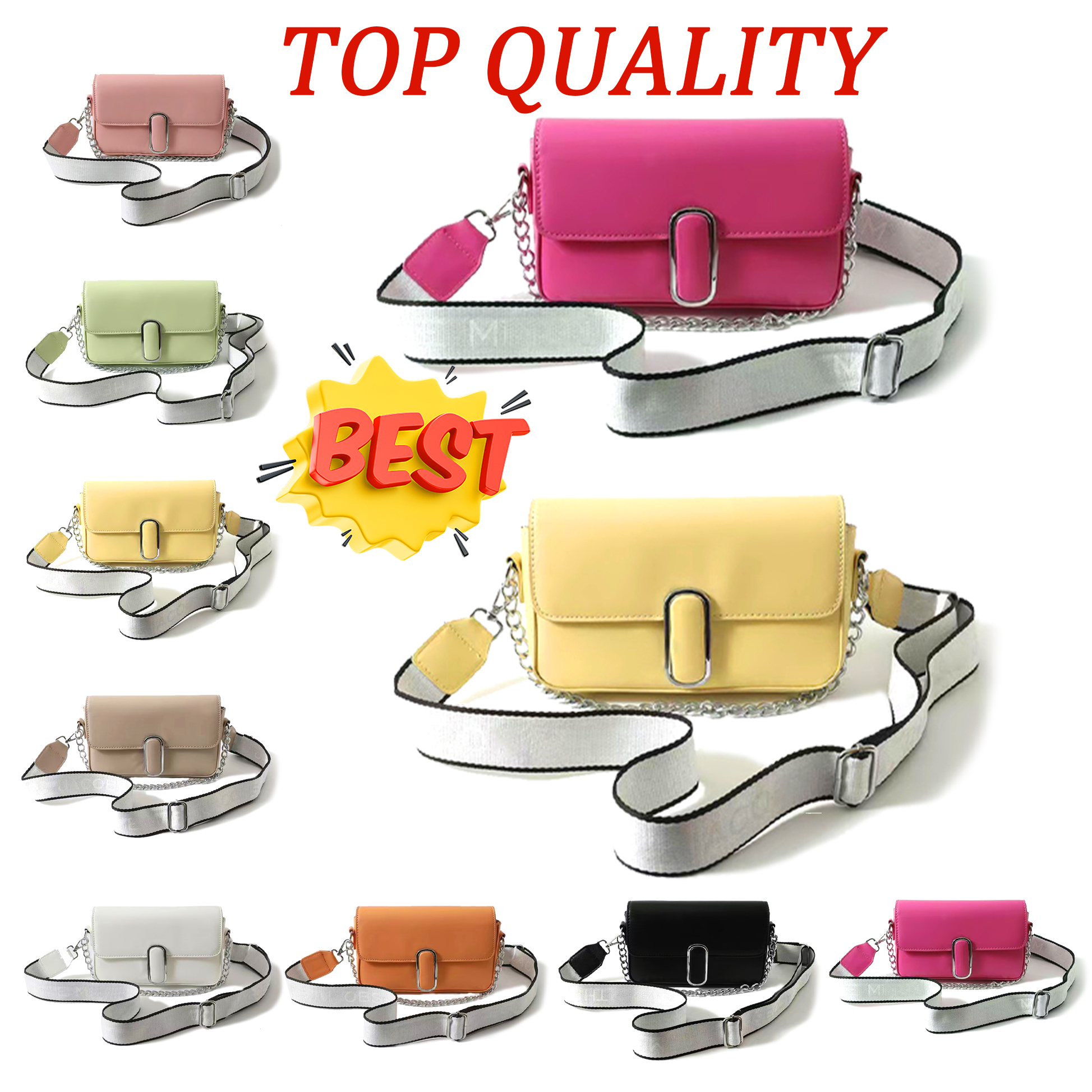 

Classic flap the tote marc Mini shoulder bag Womens Mens marc jocobs sling envelope bag luxury handbag chain clutch cross body Designer man pochette marcjocobs bag, Light green