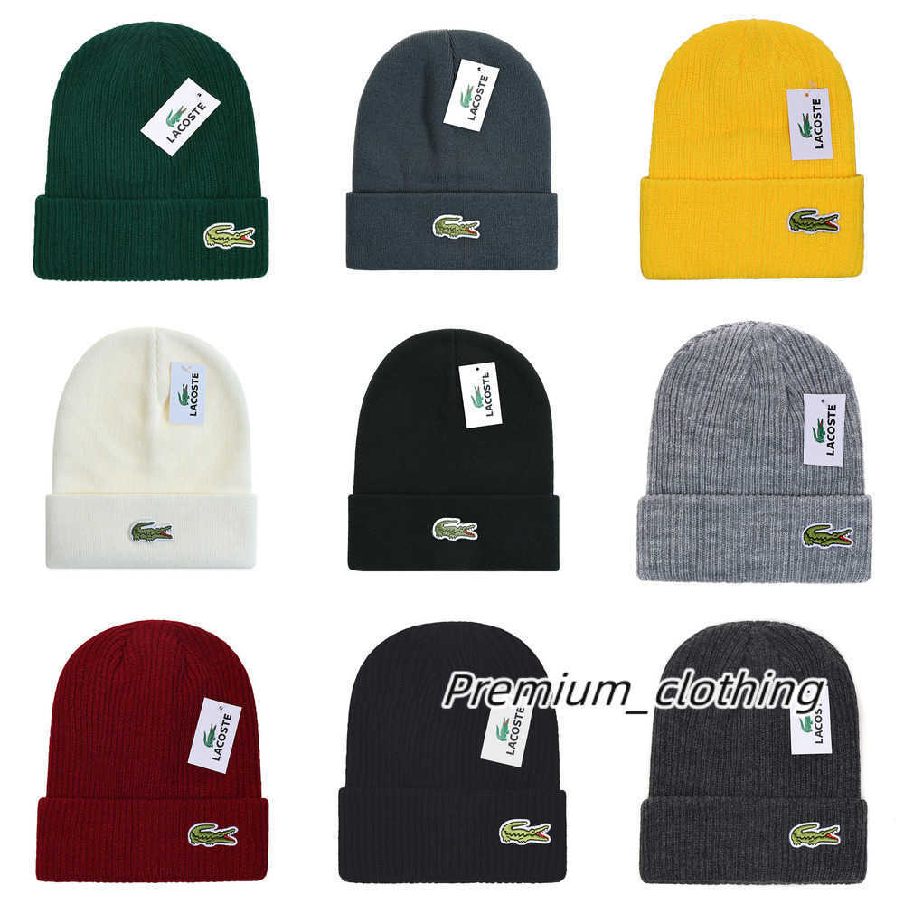 

2023 NEW style Classic Designer Autumn Winter Popular Lacoste Sets men women Fashion Universal Caps Wool Outdoor Hat, Silver