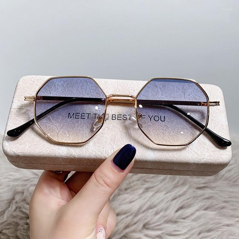 

Sunglasses Sijhttoo 2023 Metal Women's Vintage Glasses Polygon Sun For Men