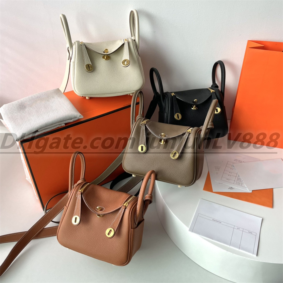 

Top quality designers Shoulder Bags Soft Leather Mini women Handbag Cross body Luxury Tote Fashion Clutch Bags polychromatic Purse Satchels Bag, Black