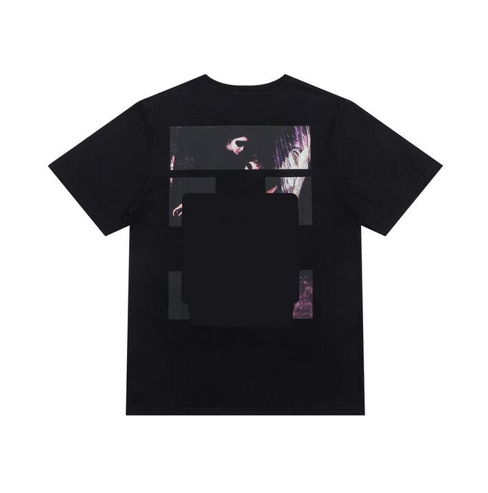 

2023 Spring and summer high version art hole pullover round neck heavy industry loose and versatile fashion brand men' and women' T-shirt short sleeve 2xl