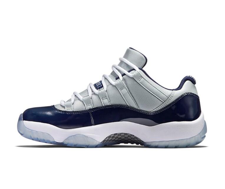 

Jumpman 11 Retro Low Georgetown Basketball Shoes Real Carbon Fiber Outdoor Sports Sneakers 528896-007, Blue