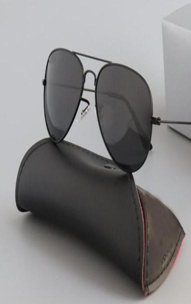

Luxury Designer Sunglasses for Men women Retro aviator 3025r Glasses UV400 Protection Shades Real Glass Lens Gold Metal Frame Driv4986179