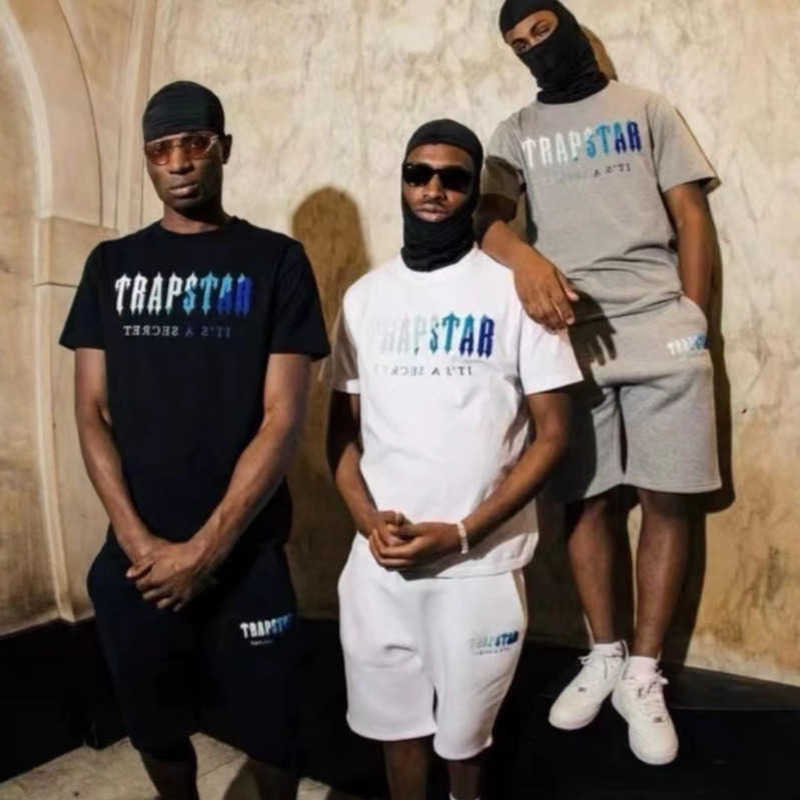 

Trapstar Embroidery t shirt Shorts mens Sweatshirt Designer Tshirt Pants Set Oversize Tshirt Summer Cotton Tshirts men woman Tracksuits tracksuit, Embroidery-22