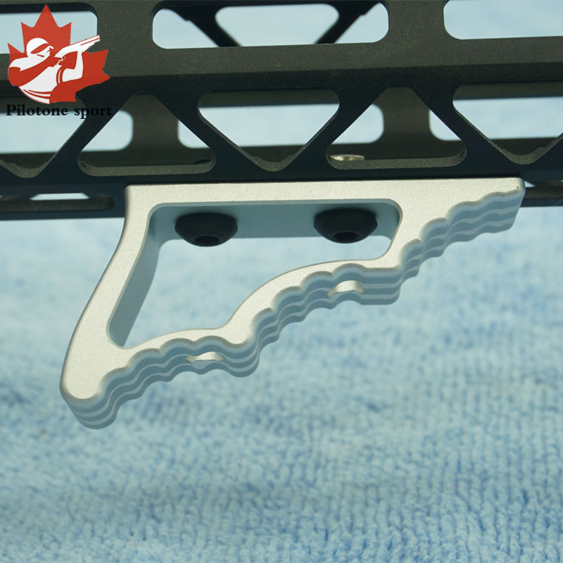 

YYGUN Tactical Triangle Front Handstop Aluminum Light Mlok Grip Shooting Handle Accessories, Mlok style