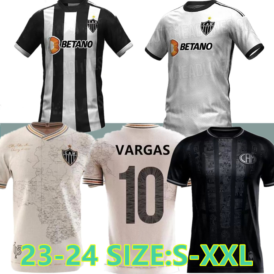 

3XL 4XL 22/23/24 Atletico Mineiro Home soccer jerseys 2023 VARGAS M.ZARACHO SASHA ELIAS 113 special edition Shirt Away white KENO MARQUINHOS GUGA 3rd Football uniform, Picture
