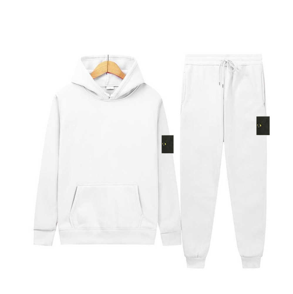 Island Veste Ensemble de Survêtement Homme Designer Hoodie Pantalon Veste Harajuku Sportswear Femme Pull à Capuche Uni Décontracté