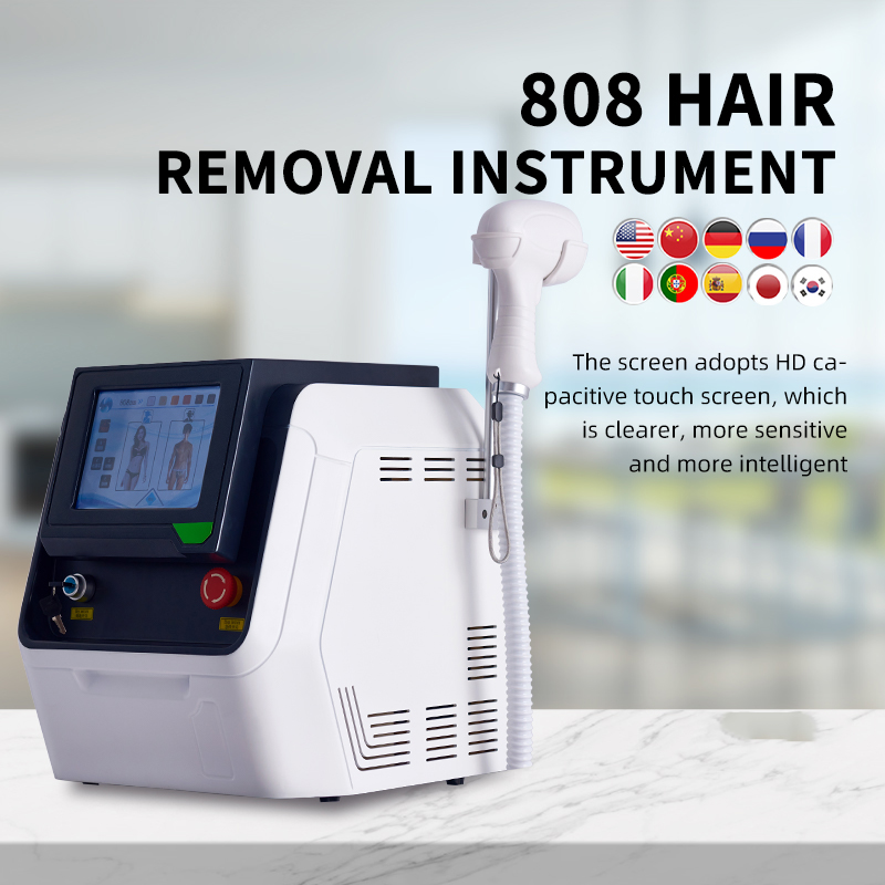 

2023 New 808 Diode Laser Hair Removal Machine Fast Painless Hair Remove 808 755 1064nm Three Wavelength Remover