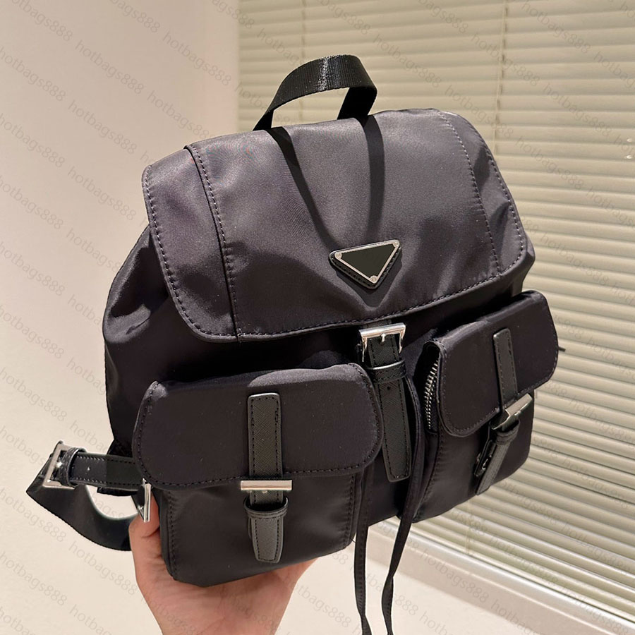 

Designer Fashion Duffel Bags Women Luxury Backpack Men Luggage Gentleman Commerce Travel Bag Nylon Handbags Large Capacity Holdall Carry On Luggages, Black 23x10x30cm