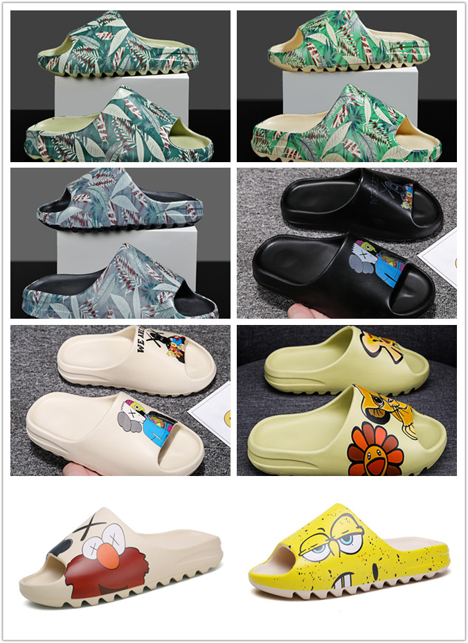 

Slippers kids slides foam sneakers foamrunner kids slides Designer Mens Women Kid Foam Runner Cream Clay Desert sandals sliders women kids shoes 22-46 wholesale, 18