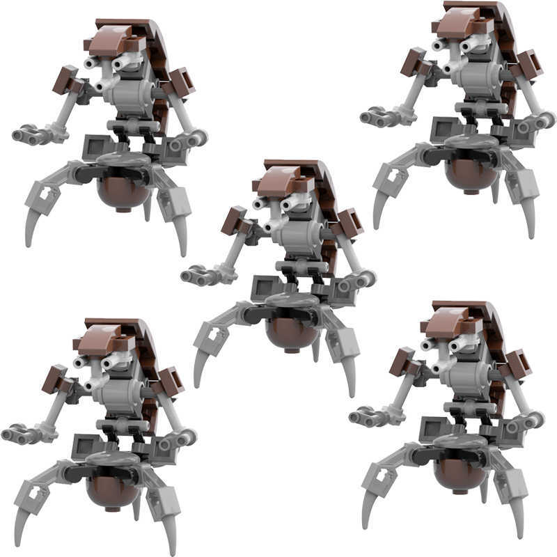 

Minifig MOC Space Wars Destroyer Droid / Droideka Sets The Clone Robot Destroyer Fighting Building Block Army Weapons Bricks Troopers W0329