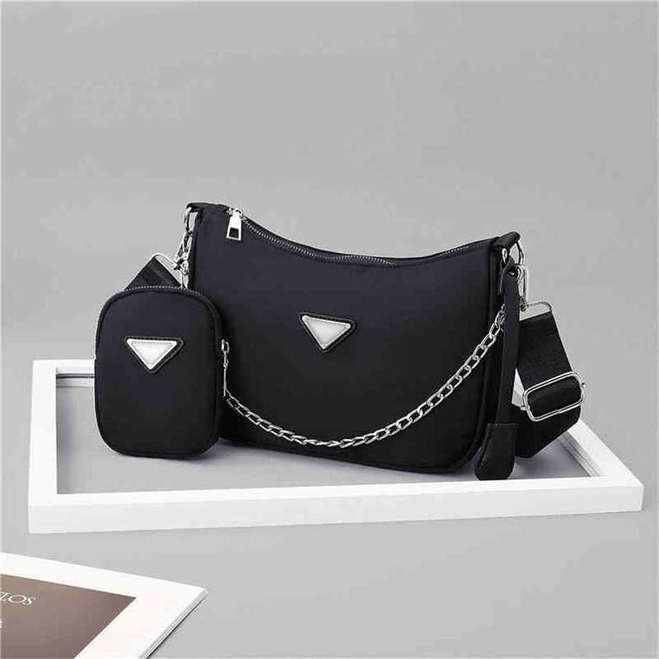 

2023 Designer bag Super Popular triangle label women's spring Versatile Single Shoulder Bag small bag, As shown in figure
